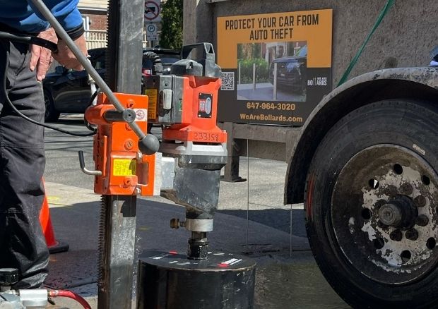 Bollard Installation in Aurora