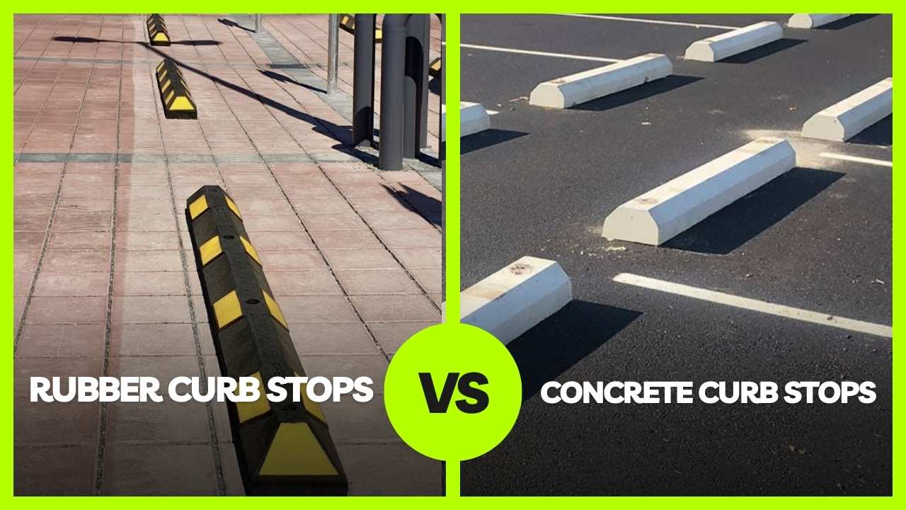 rubber vs concrete curb stops