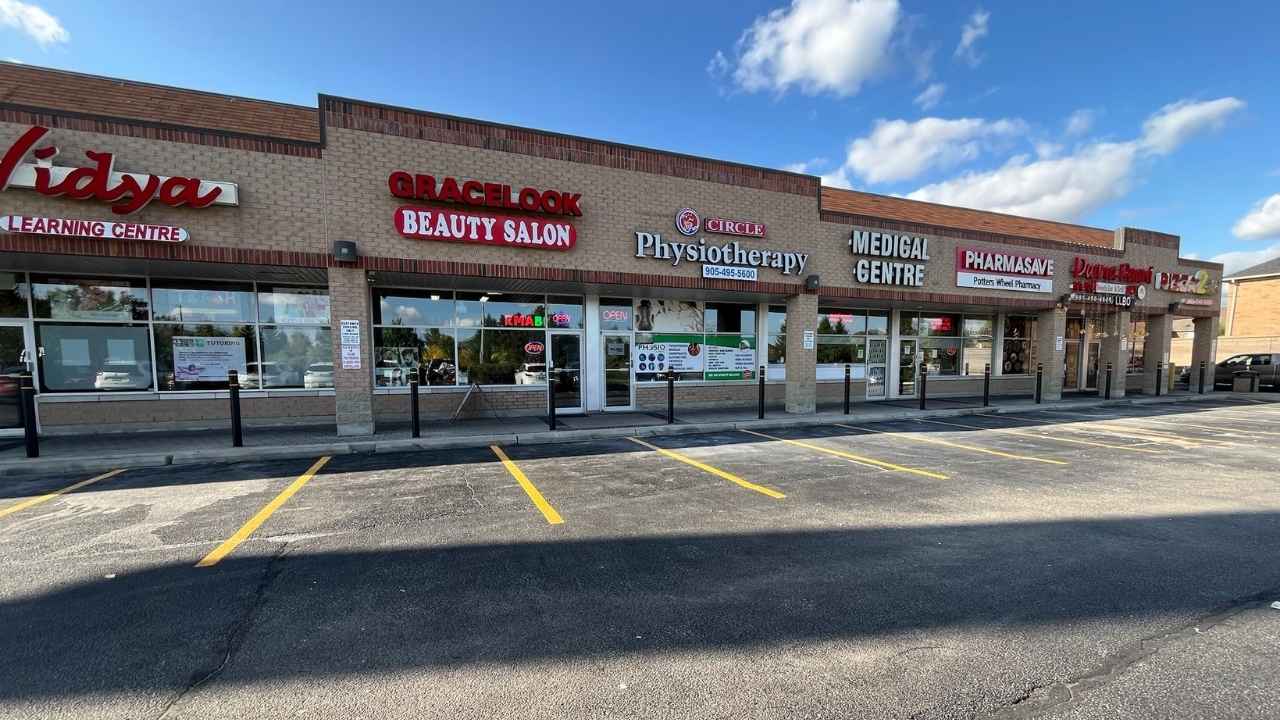 Commercial bollards Toronto shop